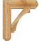 Ekena Millwork Imperial Craftsman Rough Sawn Bracket w/ Offset Brace, Western Red Cedar, 8"W x 26"D x 30"H BKT0806X26X30IMP04RWR - alternate 4